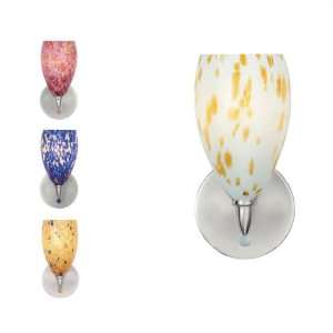  LBL Lighting HW267AMBZ1B50 Caroline Mouth Blown Glass Wall 