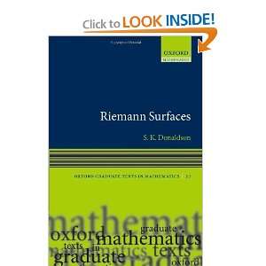  Riemann Surfaces (Oxford Graduate Texts in Mathematics 