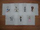embroidered quilt blocks   Wizard of Oz stick figures *CUTE*