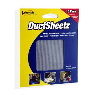10pc Duct Sheetz   Duct Tape Repair Patches for Vinyl, Tarps 
