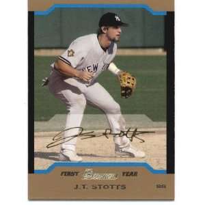  2004 Bowman Gold #244 J.T. Stotts FY   New York Yankees 