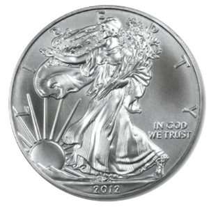   2012 American Silver Eagle Coin in Air Tite Capsule 