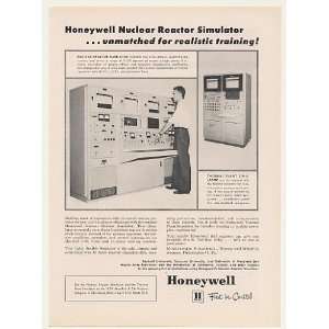 1959 Honeywell Nuclear Reactor Simulator Print Ad (43987)  