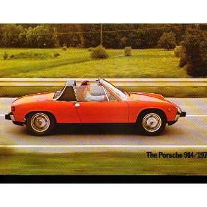  1974 Porsche 914 Deluxe Original Sales Brochure 