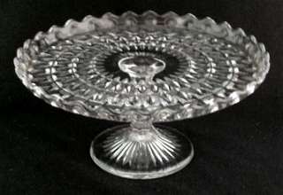 Victorian geometric cake stand. The cake stand was made circa 1880 