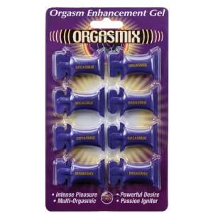 Orgasmix enhance gel   pillow packs blister card of 8