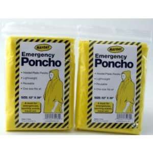  Adult Poncho  Yellow Case Pack 250
