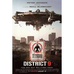  District 9 Regular Movie Poster Double Sided Original 