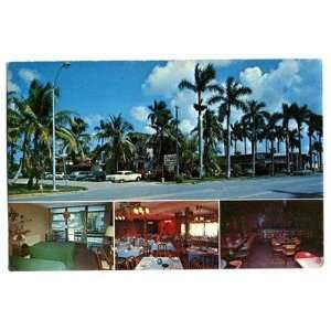  Caribe Motel Giant Postcard Homestead Florida 1960s 