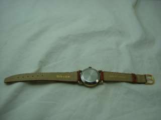 Bulova 17 Jewels 10AK Watch ,Servised Works Great,New Leather Band 