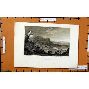    C1790 C1890 View Grongar Hill Carmarthenshire Wales