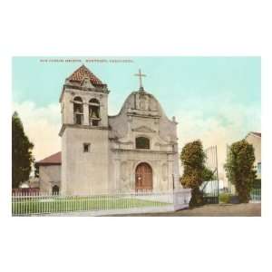  San Carlos Mission, Monterey, California Premium Poster 