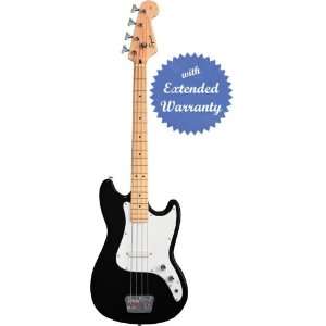  Squier by Fender Bronco Bass Bundle with 10 Foot 