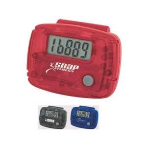  Translucent stepper pedometer.