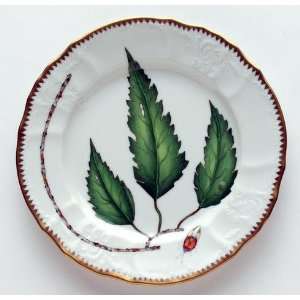  Anna Weatherley Green Leaf Salad Plate 7.5 In