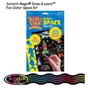    Scratch Magic Draw & Learn Fun Outer Space Kit (3358) Toys & Games