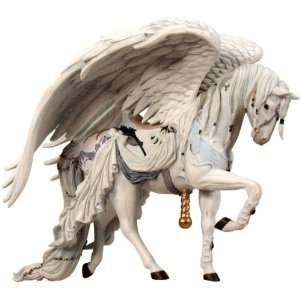  Angel White Carousel Horse Ornament