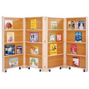  Mobile Library Bookcase   24 in. wide x 2 in. deep x 48 in 