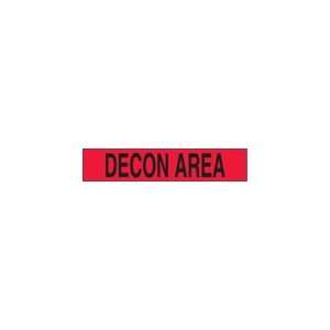  DECON AREA Barricade Tape 1000 3 mil (Roll)