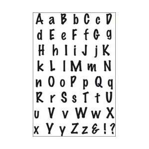     Clear Acrylic Stamp   Cartoon Font Arts, Crafts & Sewing