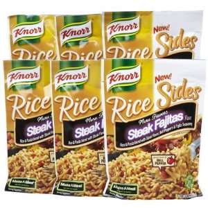  Knorr Rice Sides, Steak Fajitas, 5.6 oz, 6 ct (Quantity of 