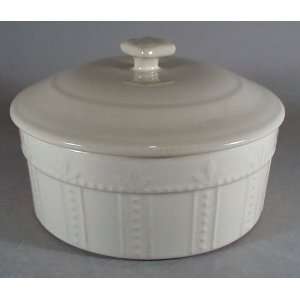 Ivory Covered Casserole 
