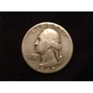  1945 U.S. Washington Silver Quarter 