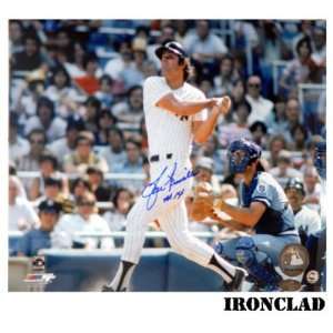  Autographed Lou Piniella Picture   16x20 Batting Sports 