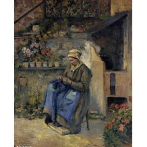 FRAMED oil paintings   Camille Pissarro   24 x 30 inches   Mother 