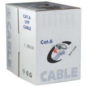  1000 Feet Grey Cat 6 Computer Network Cable Electronics