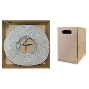 CAT5E, STP (Shielded), Bulk Cable, Solid, 350MHz, 24 AWG, Gray, 1000 