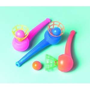  Blow Ball Pipes 12ct Toys & Games