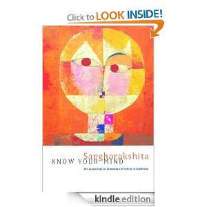 Know Your Mind Sangharakshita  Kindle Store
