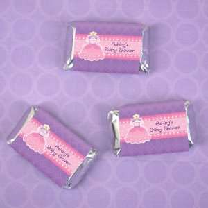 Pretty Princess   20 Mini Candy Bar Wrapper Sticker Labels Baby Shower 