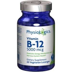  Physiologics Vitamin B 12 5000 mcg 60 loz