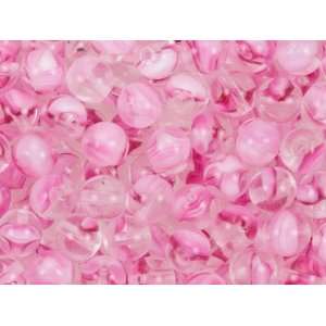   Bead 6mm Crystal and Pink Porphyry (50pc Pack) Arts, Crafts & Sewing