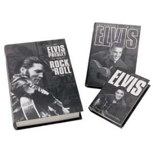 Elvis Presley Book Canvas Storage Boxes by Vandor Lyon Company   Set 