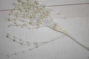 144 STEMS PINK PEARL SPRAYS CORSAGE FAVORS BRIDAL  
