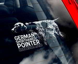 German Shorthaired Pointer  Dog Car Sticker  Sign Decal  
