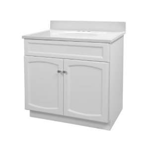  Foremost HEW3018 Heartland 30 Inch White Bath Vanity with 