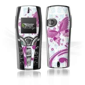 Design Skins for Nokia 7250   Pink Butterfly Design Folie 