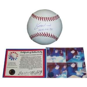  Kerry Wood Autographed Official MLB Baseball with 20Ks 5 6 