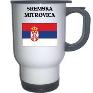  Serbia   SREMSKA MITROVICA White Stainless Steel Mug 