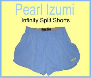 NEW Womens PEARL IZUMI Running INFINITY Split SHORTS L  