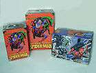 Set of 3 Marvel Fiberboard Spiderman Storage Bin Boxes
