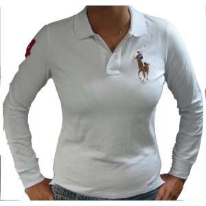   New Ralph Lauren Skinny Polo Long Sleeve T shirt M