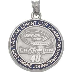 LogoArt Jimmie Johnson 2009 Sprint Cup Champion 3/4 Enameled Pendant