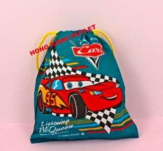 Disney Pixar Car Drawstring Bag Pouch C13e  