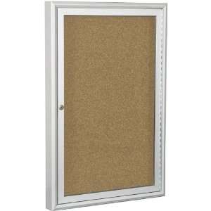  Outdoor Enclosed Bulletin Board Cabinet   36H x 30W   1 