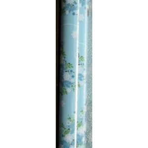  Hallmark Christmas XWR9632 Trees on Blue Wrapping Paper 